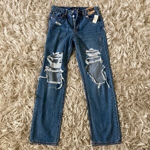 Aeropostale 90s baggy jeans distressed